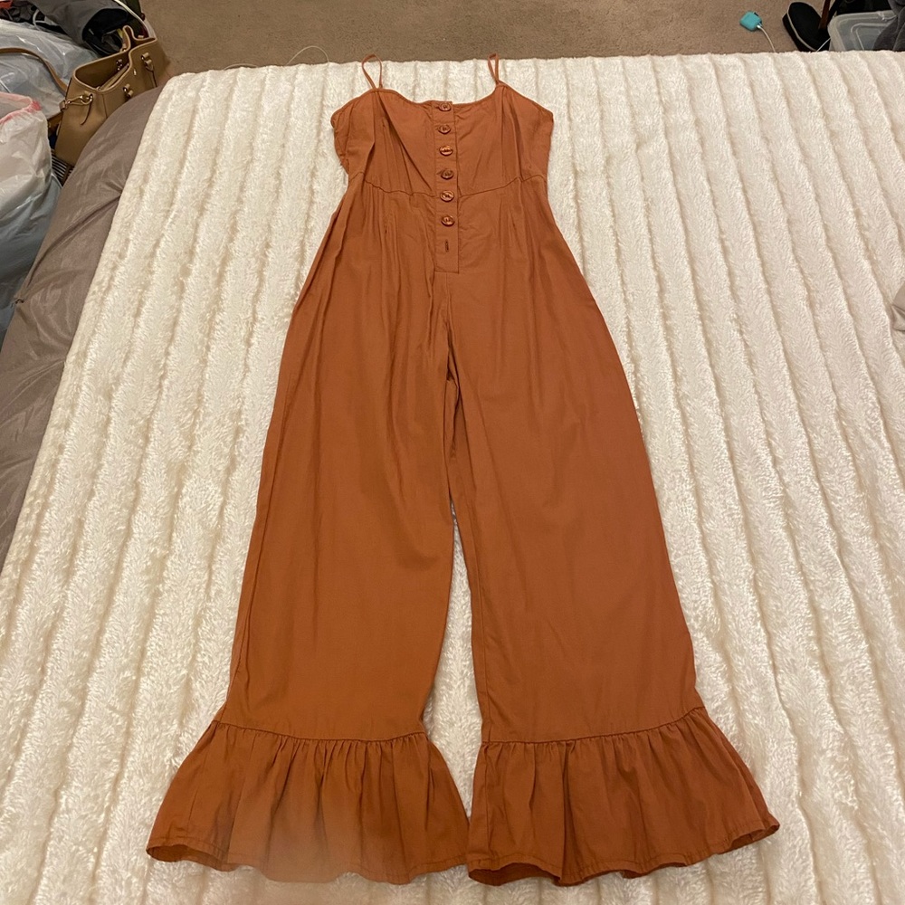 ASOS orange jumpsuit